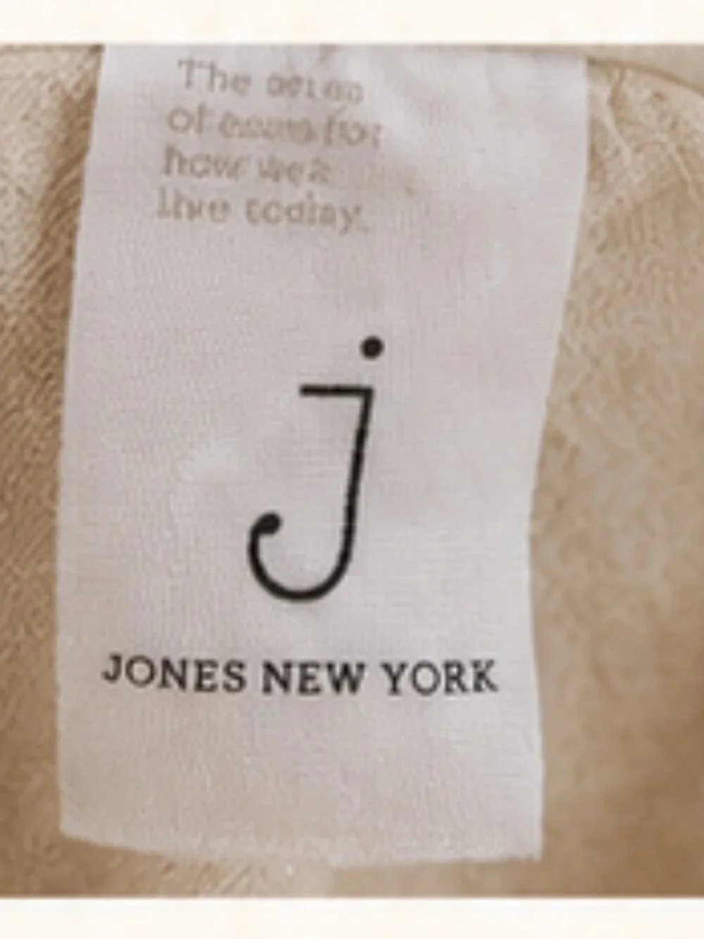 Jones New York 100% Linen Wrap Tank Top Beige Sleeveless Coastal Medium Relaxed - Picture 7 of 10